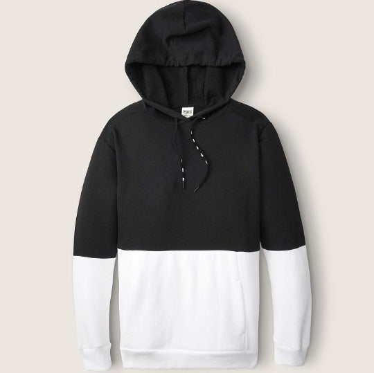 XL VS Pink Active Fleece Pullover B/W