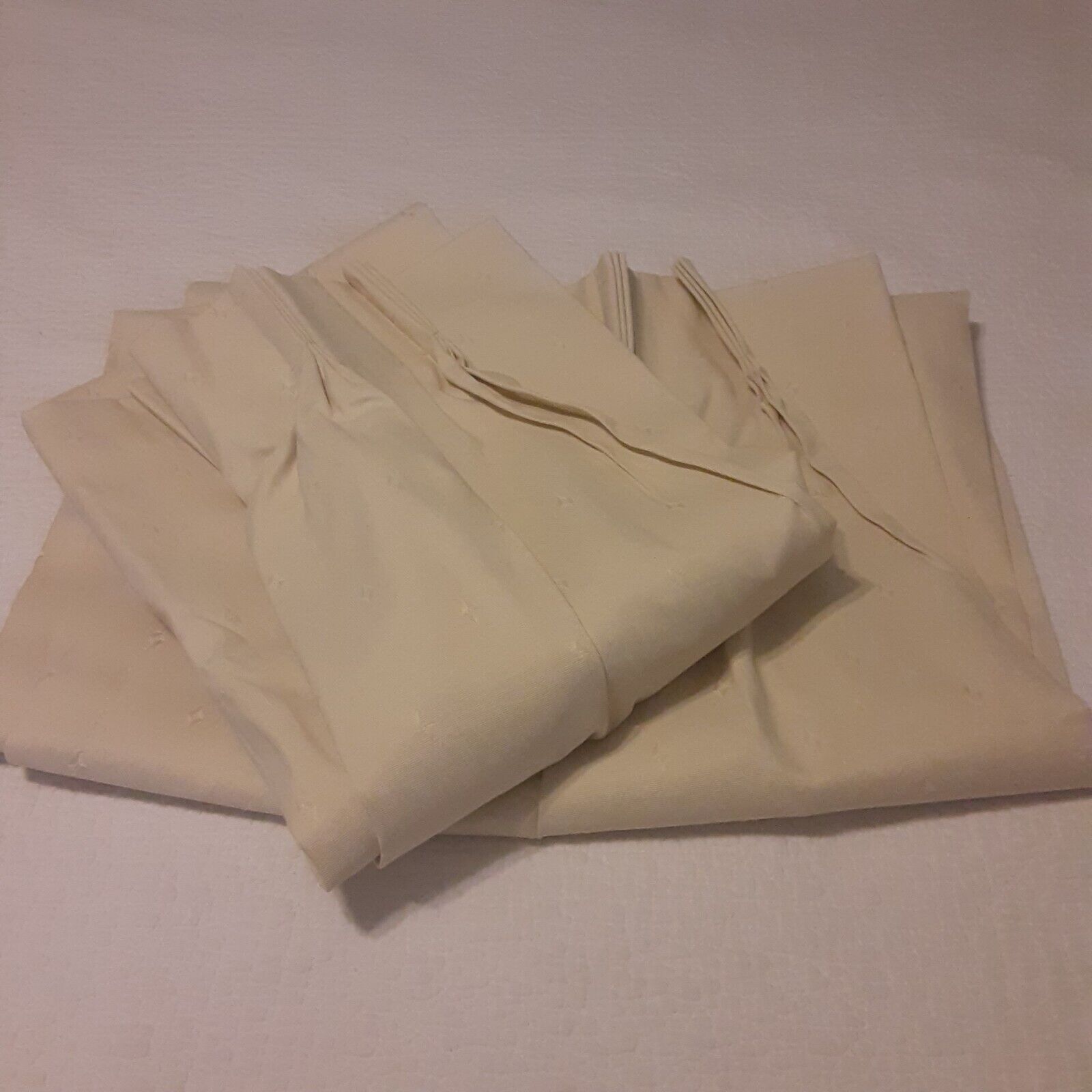 Martha Stewart Pinch Pleat Embossed Curtains Neutral