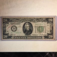1934 Twenty Dollar Bill