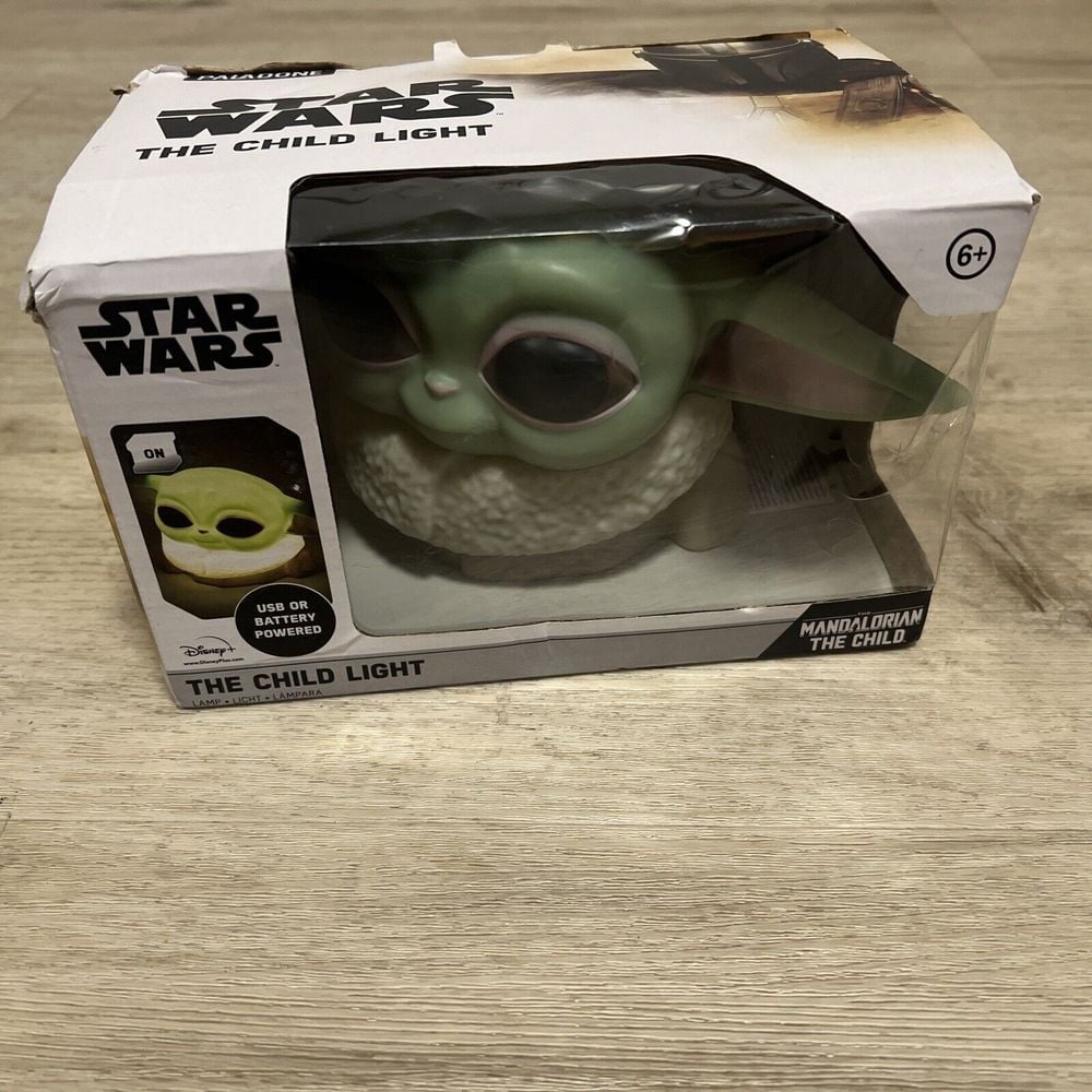 Baby Yoda Desktop Light Lamp The Child Mandalorian Grogu Star Wars Disney Yoda
