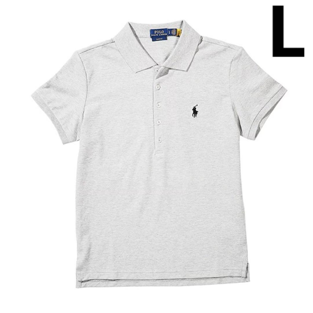 【Brand new, unused】Polo Ralph Lauren Polo Shirt Cotton Heather Gray L
