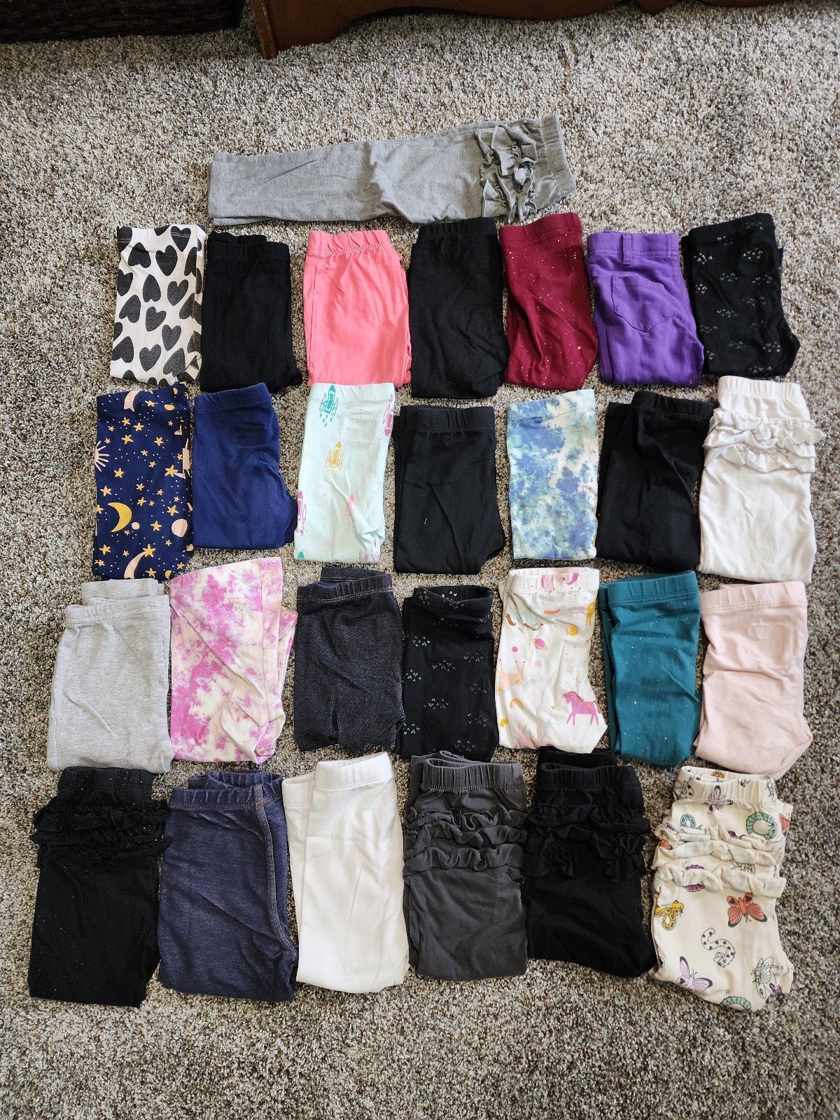 Girl leggings size 18m Bundle 28 ct.
