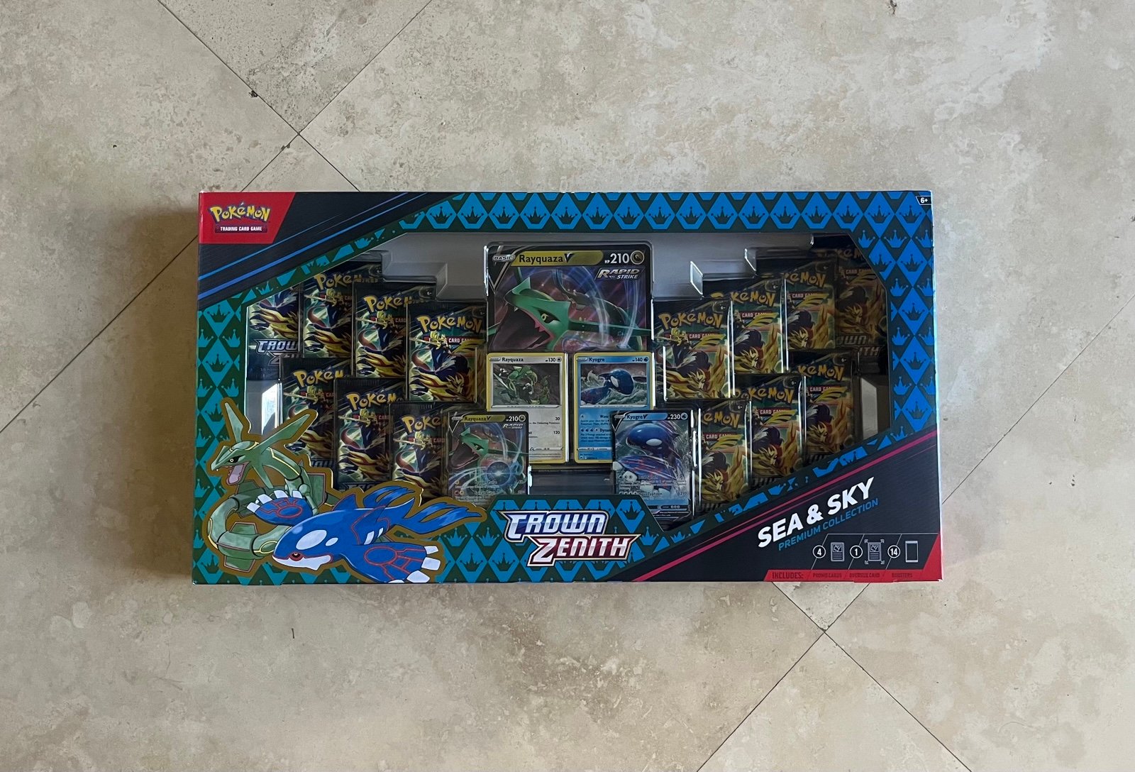 Pokemon TCG Crown Zenith Sea and Sky Premium Collection Box Set