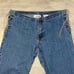 EUC Vintage Jordache Y2K Low Rise Suede Leather Side Lace up Capri Jeans