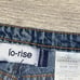 EUC Vintage Jordache Y2K Low Rise Suede Leather Side Lace up Capri Jeans