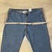 EUC Vintage Jordache Y2K Low Rise Suede Leather Side Lace up Capri Jeans