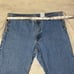 EUC Vintage Jordache Y2K Low Rise Suede Leather Side Lace up Capri Jeans