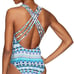 Poolside Global Jive Crisscross-Back One-Piece size 14