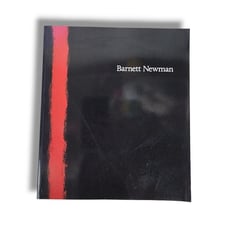 Barnett Newman Vintage Coffee Table Abstract Art Book Illustrated Temkin Shiff