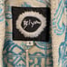 Johnny Was Biya Embroidered Cardigan Jacket Blue Gray Aztec Tribal S