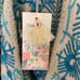 Johnny Was Biya Embroidered Cardigan Jacket Blue Gray Aztec Tribal S