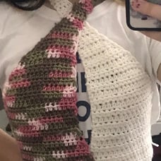 handmade crochet halter top