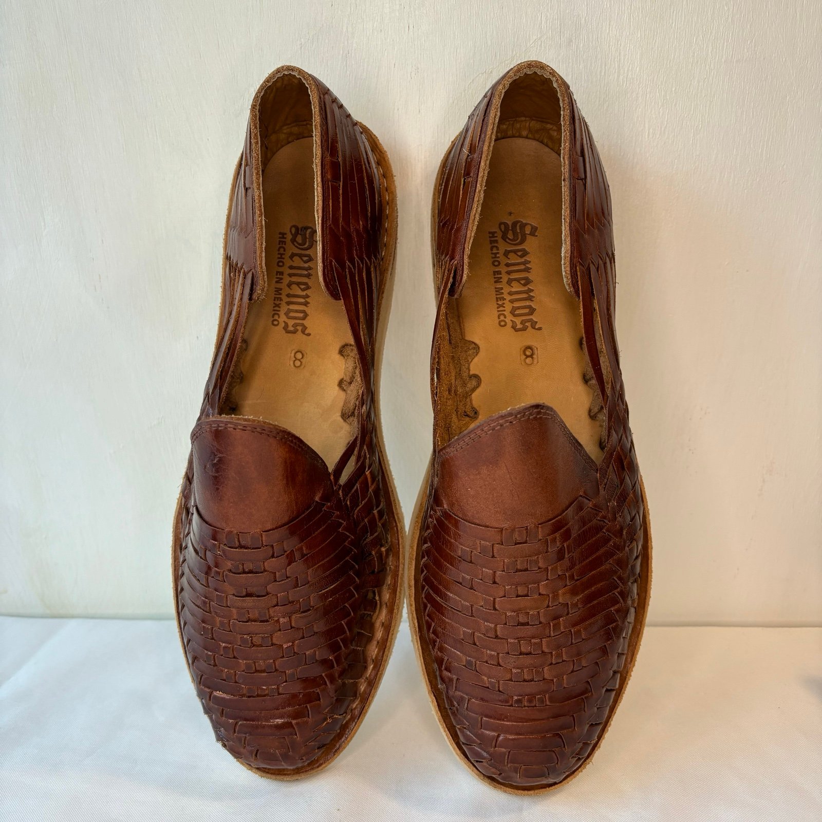 Huaraches Made In Mexico Handmade Leather Sandals Men's Size 8