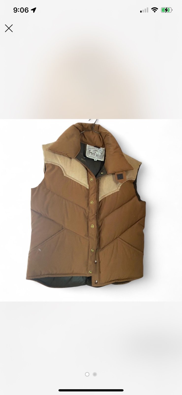 Vintage William Barry Brandon Colorado Down Puffer Vest