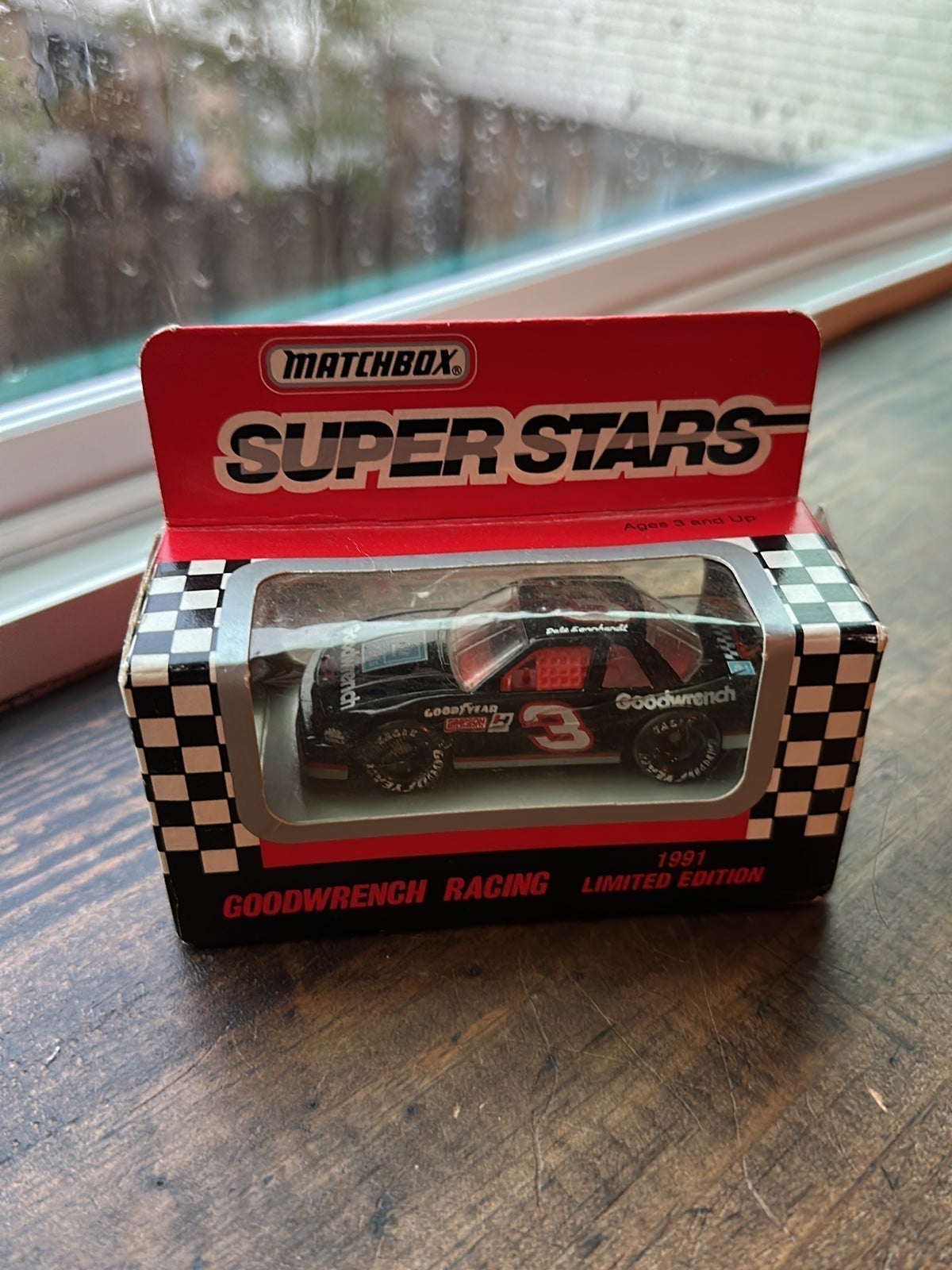 Signed Rare 1991 Dale Earnhardt Sr Matchbox with missing western steer