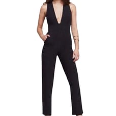 Reformation Cecille Jumpsuit Black Size 2