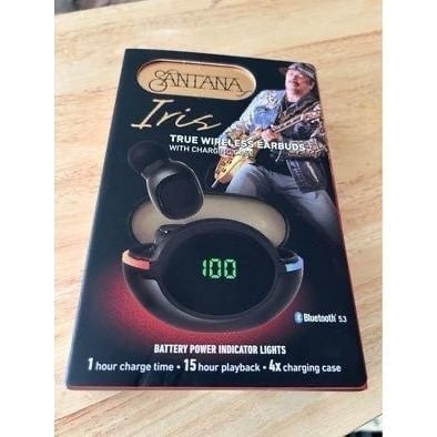 new sealed carlos santana Bluetooth earbuds