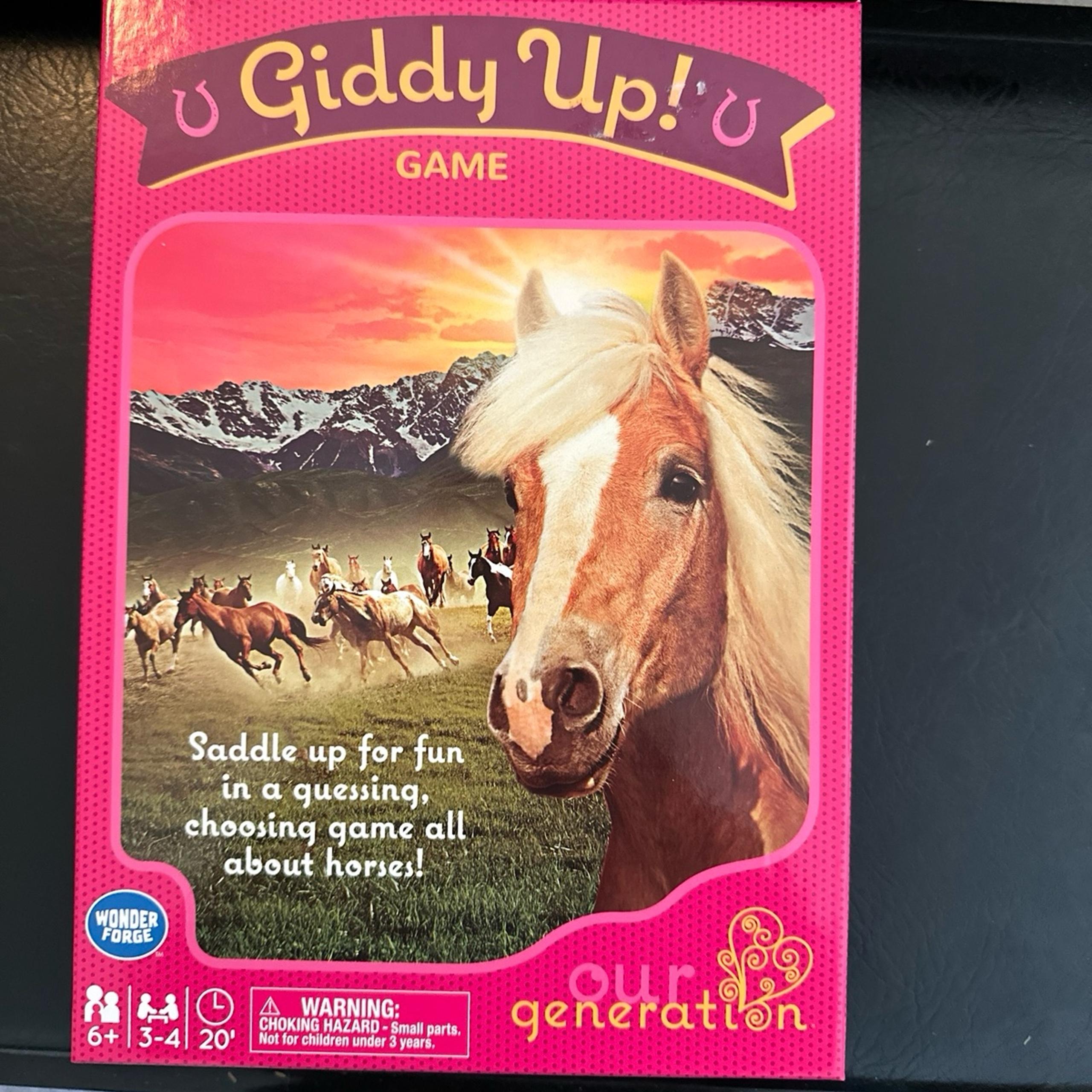 Giddy Up Game Wonder Forge Our Generation Horse Game New In Box