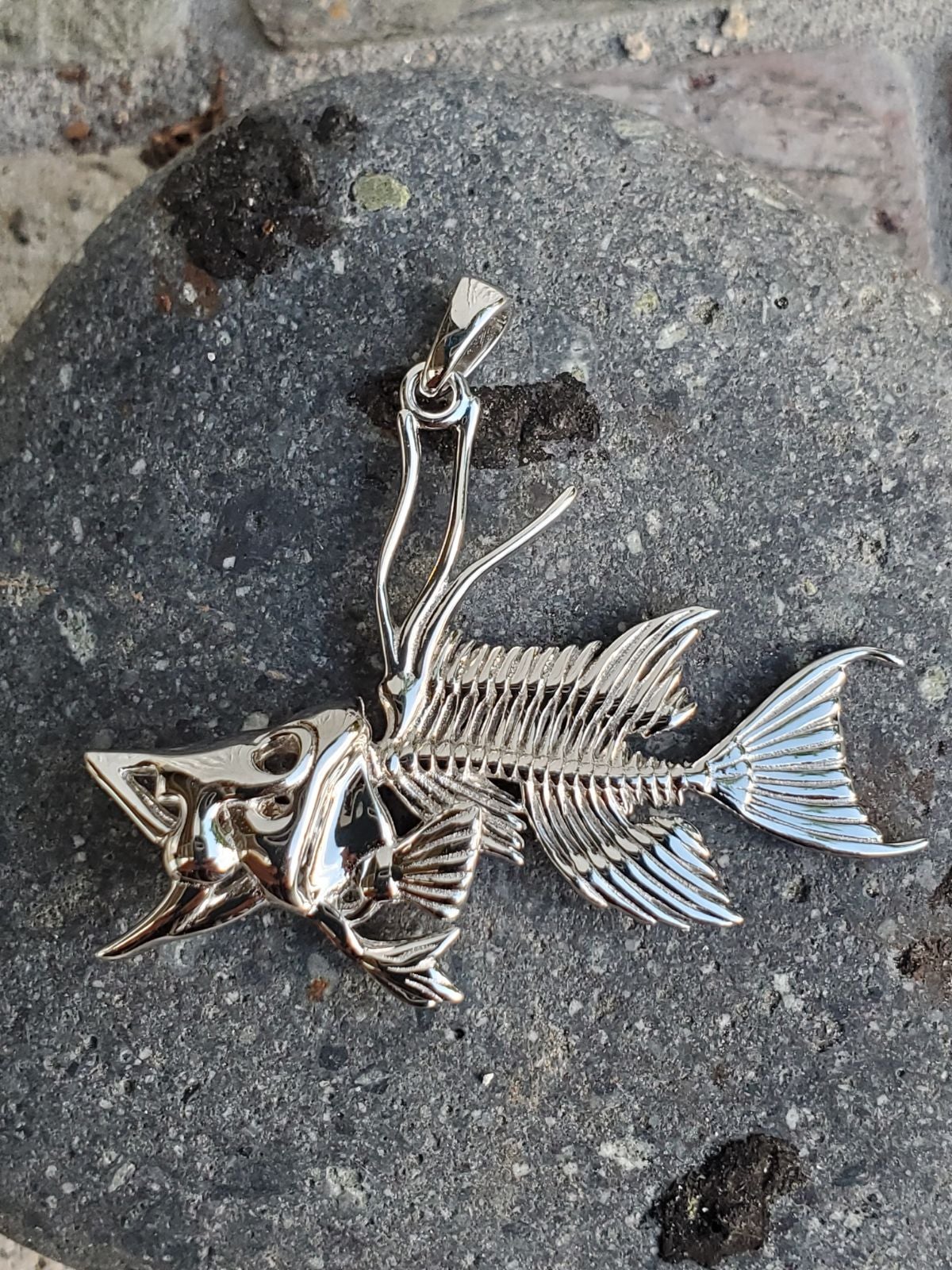 Sterling silver skeleton hogfish