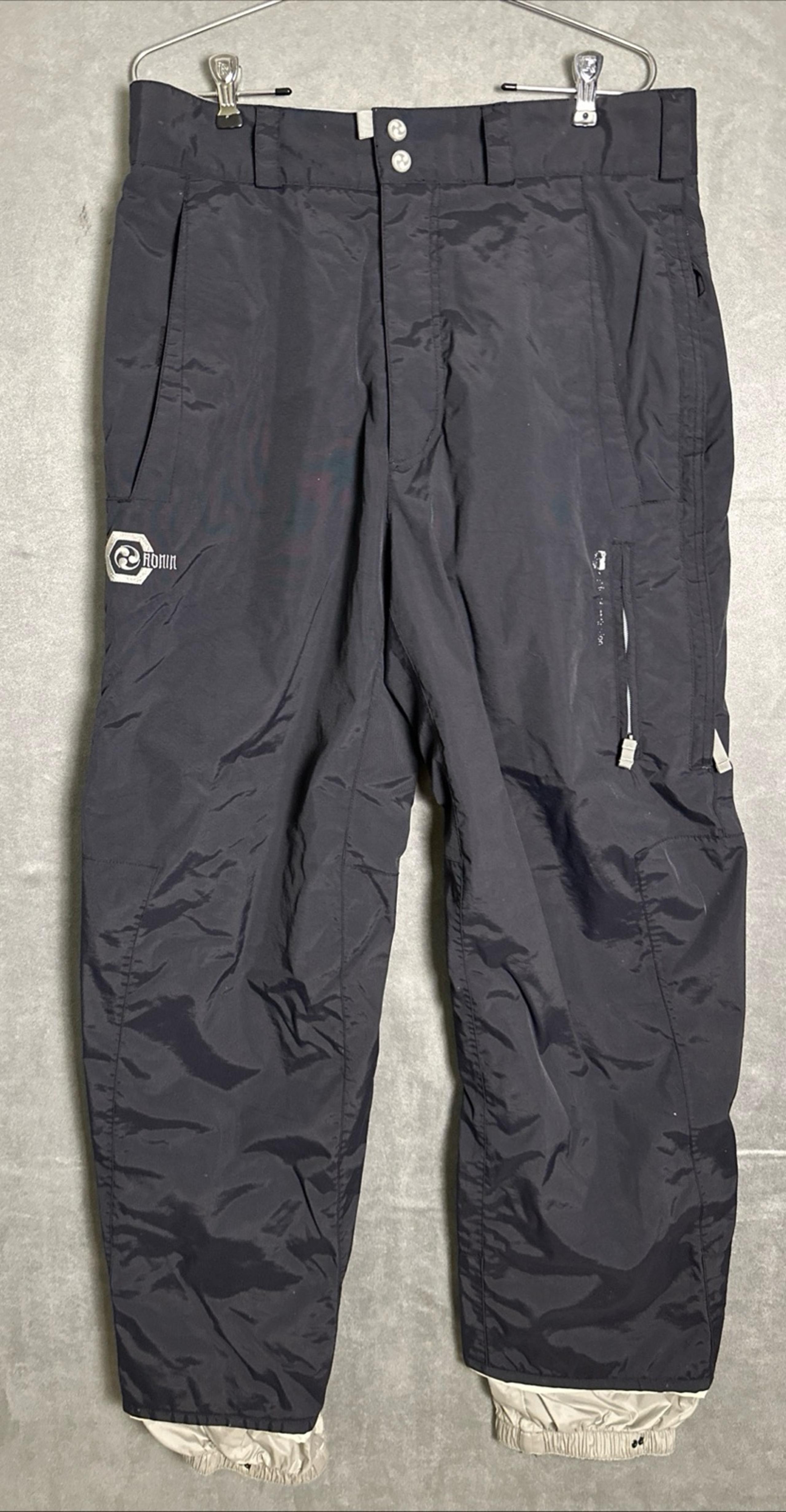 Burton Ronin Snow Pants Men’s Size Medium Tall Black Nylon Snowboarding Skiing