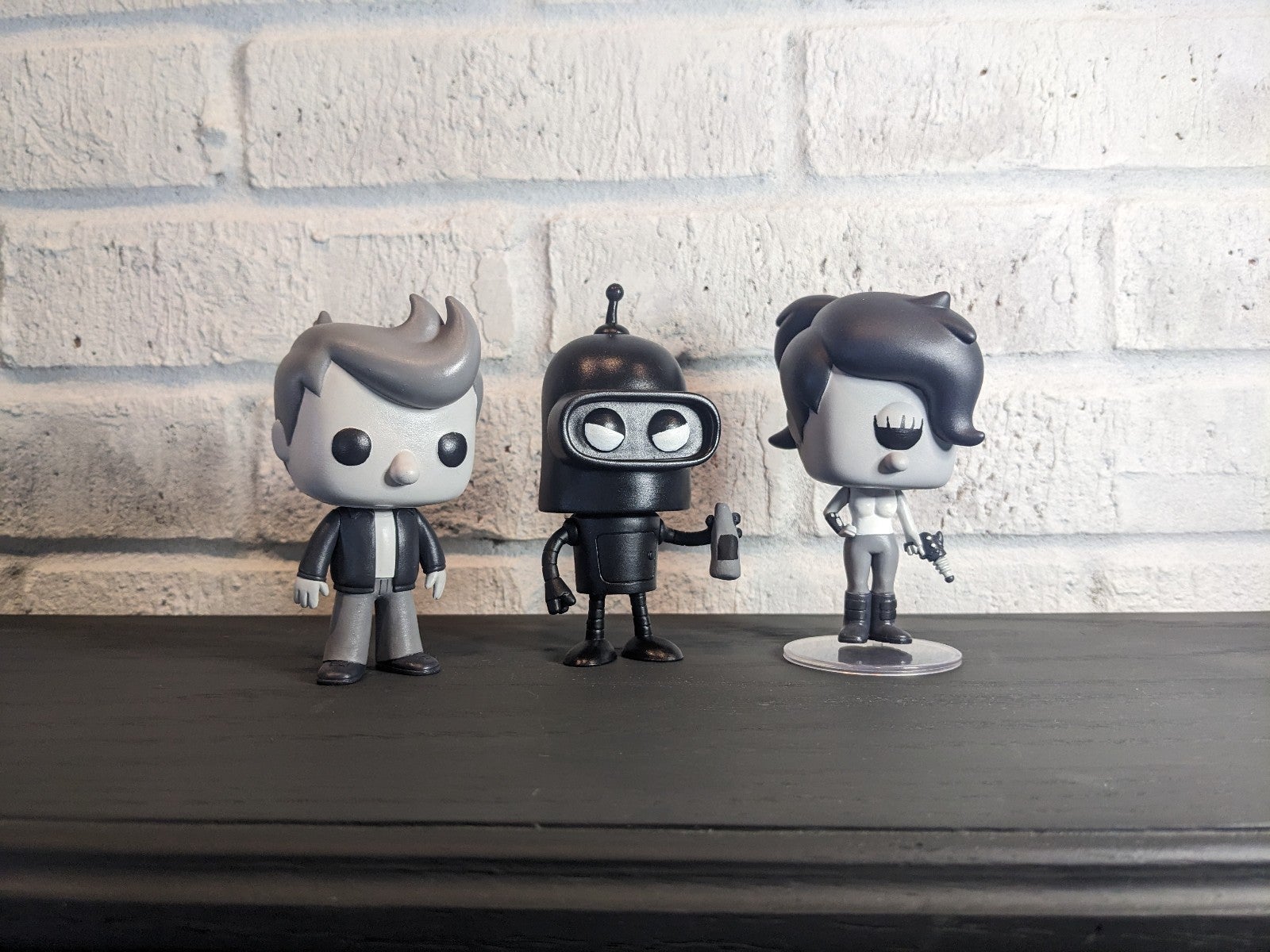 Black & Gray Custom Funko Futurama Set