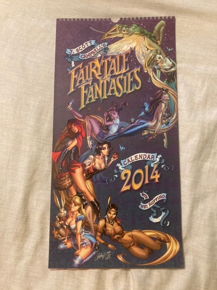 J Scott Campbell Calendar 2014