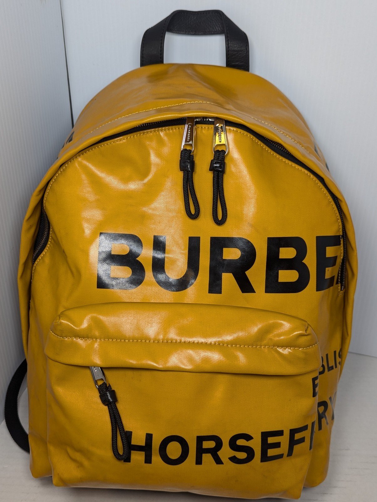 Burberry Horseferry Print Coated Canvas Backpack