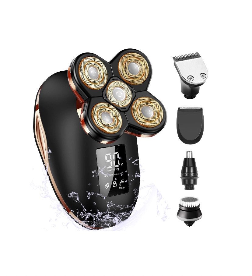 USB Rotary Electric Shaver Grooming Kit
