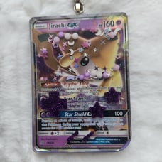 Jirachi resin gameboy keychain