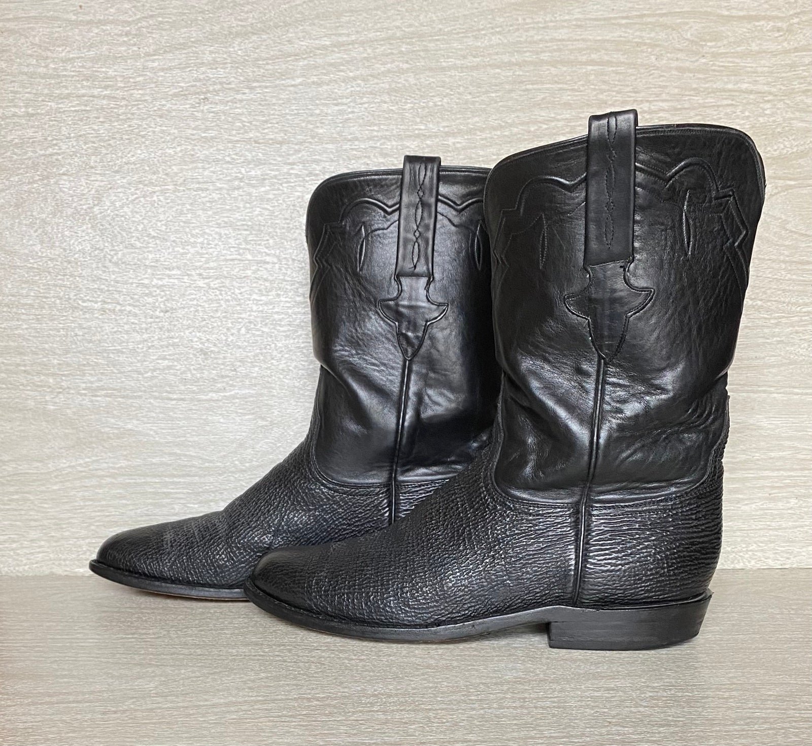 Lucchese Classic Men’s Black Leather Boots 9.5