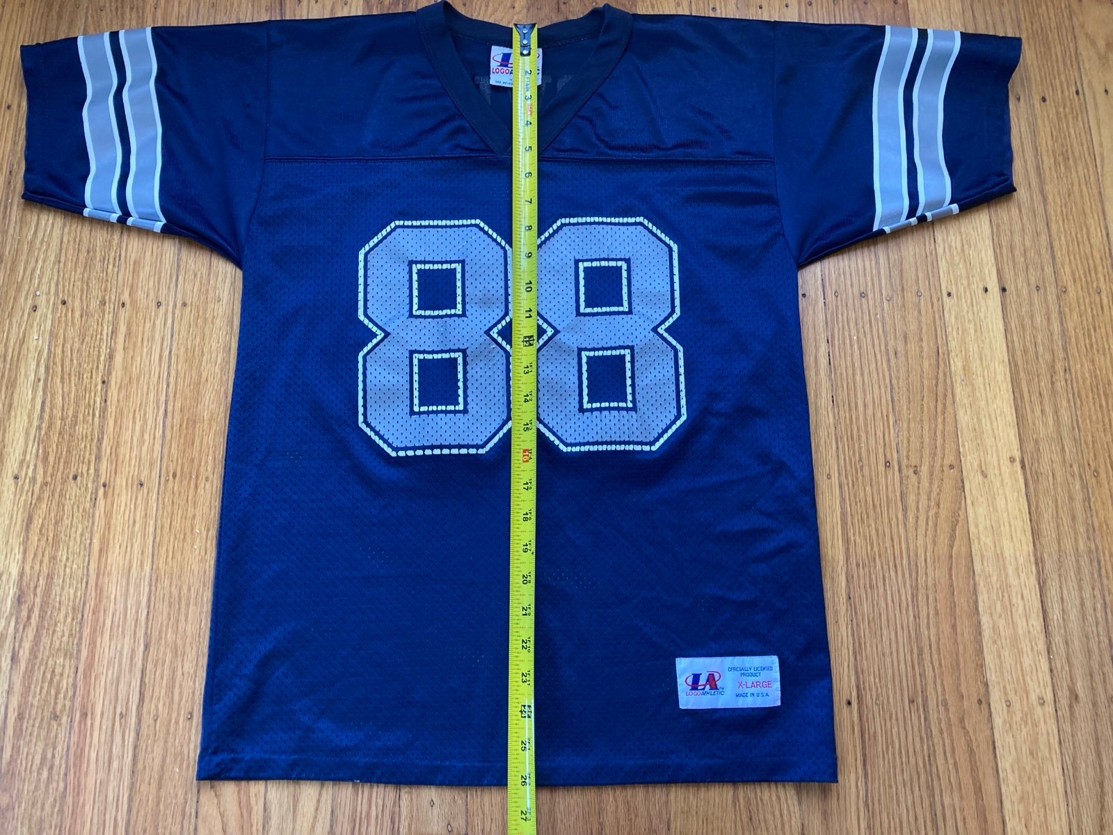 Michael Irvin Youth XL Logo Athletic Dallas Cowboys Jersey Blue Boys 4