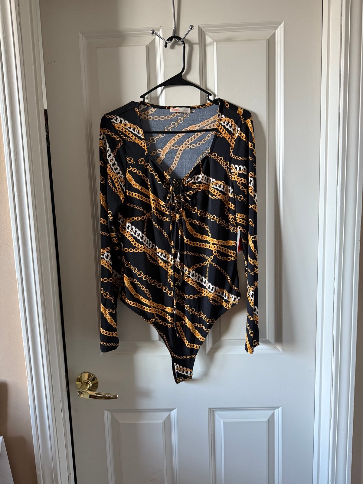 Intempo Chain Print Bodysuit Women