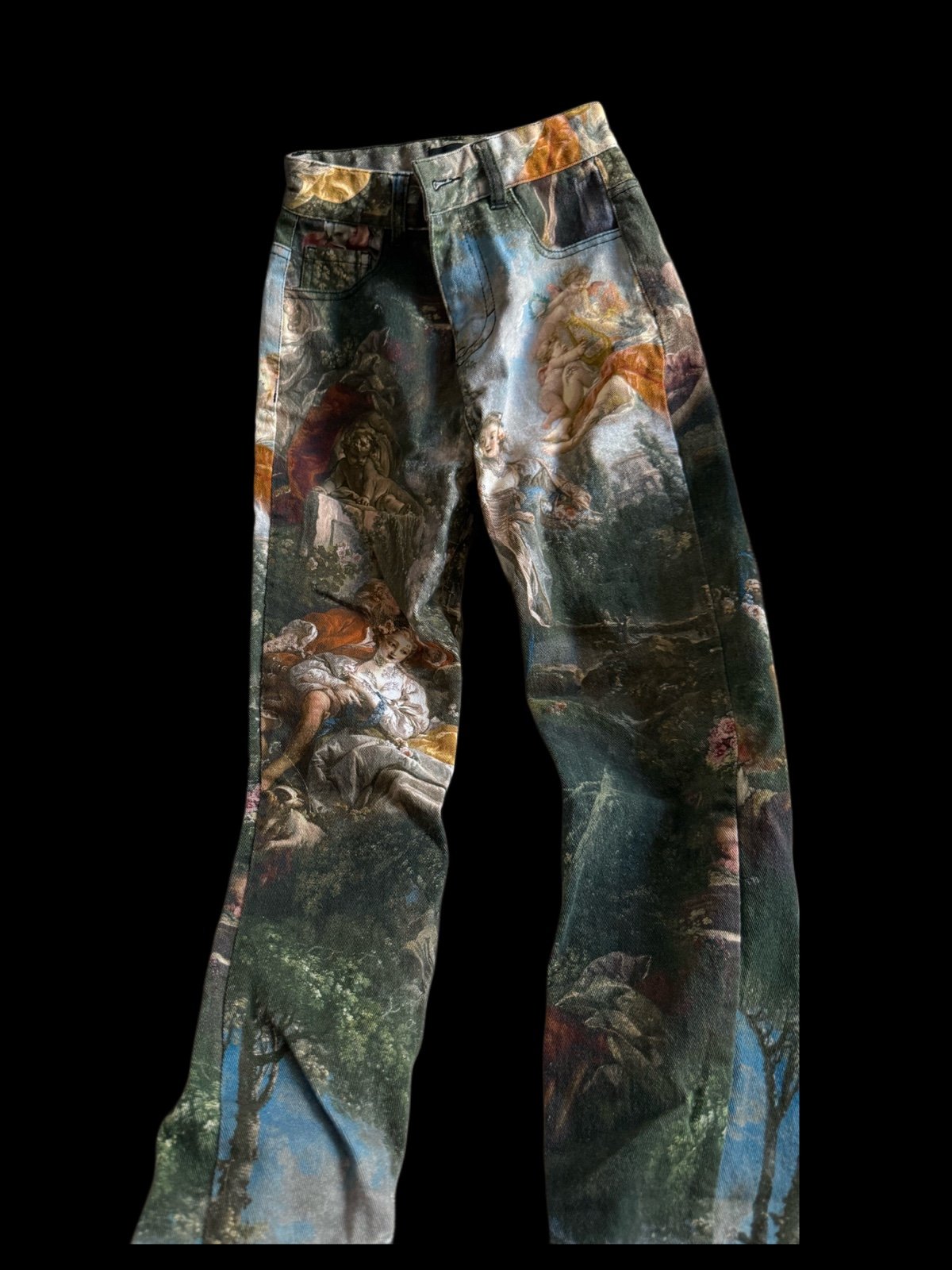 DA VINCI'S DEMONS STRAIGHT LEG JEANS DOLLS KILL/CURRENT MOOD size XXS
