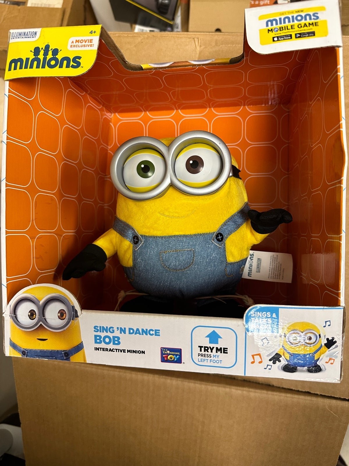Brand new sing and dance bob minion despicable me