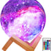BRIGHTWORLD Moon Lamp Kids Night Light Galaxy Lamp 5.9 inch 16 Colors LED 3D
