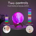 BRIGHTWORLD Moon Lamp Kids Night Light Galaxy Lamp 5.9 inch 16 Colors LED 3D