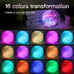 BRIGHTWORLD Moon Lamp Kids Night Light Galaxy Lamp 5.9 inch 16 Colors LED 3D