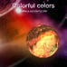 BRIGHTWORLD Moon Lamp Kids Night Light Galaxy Lamp 5.9 inch 16 Colors LED 3D