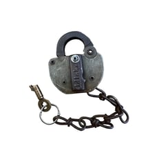 Antique Grand Trunk Western Railroad Padlock and key antique railroad lock