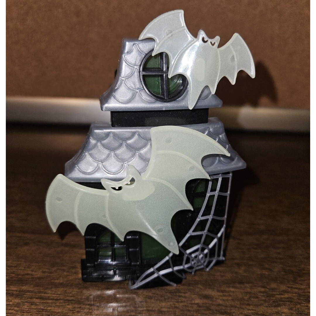 BATH & BODY WORKS WALLFLOWER PLUG-IN DIFFUSER NIGHTLIGHT ~ HAUNTED HOUSE w/BATS