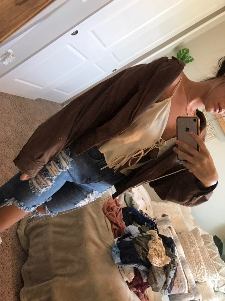 Adventure bound Vintage leather jacket