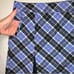 Izod Plaid Golf Tennis Skirt Skort Women 8 Black Blue Pleat Activewear Athletic