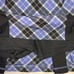 Izod Plaid Golf Tennis Skirt Skort Women 8 Black Blue Pleat Activewear Athletic