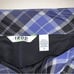 Izod Plaid Golf Tennis Skirt Skort Women 8 Black Blue Pleat Activewear Athletic