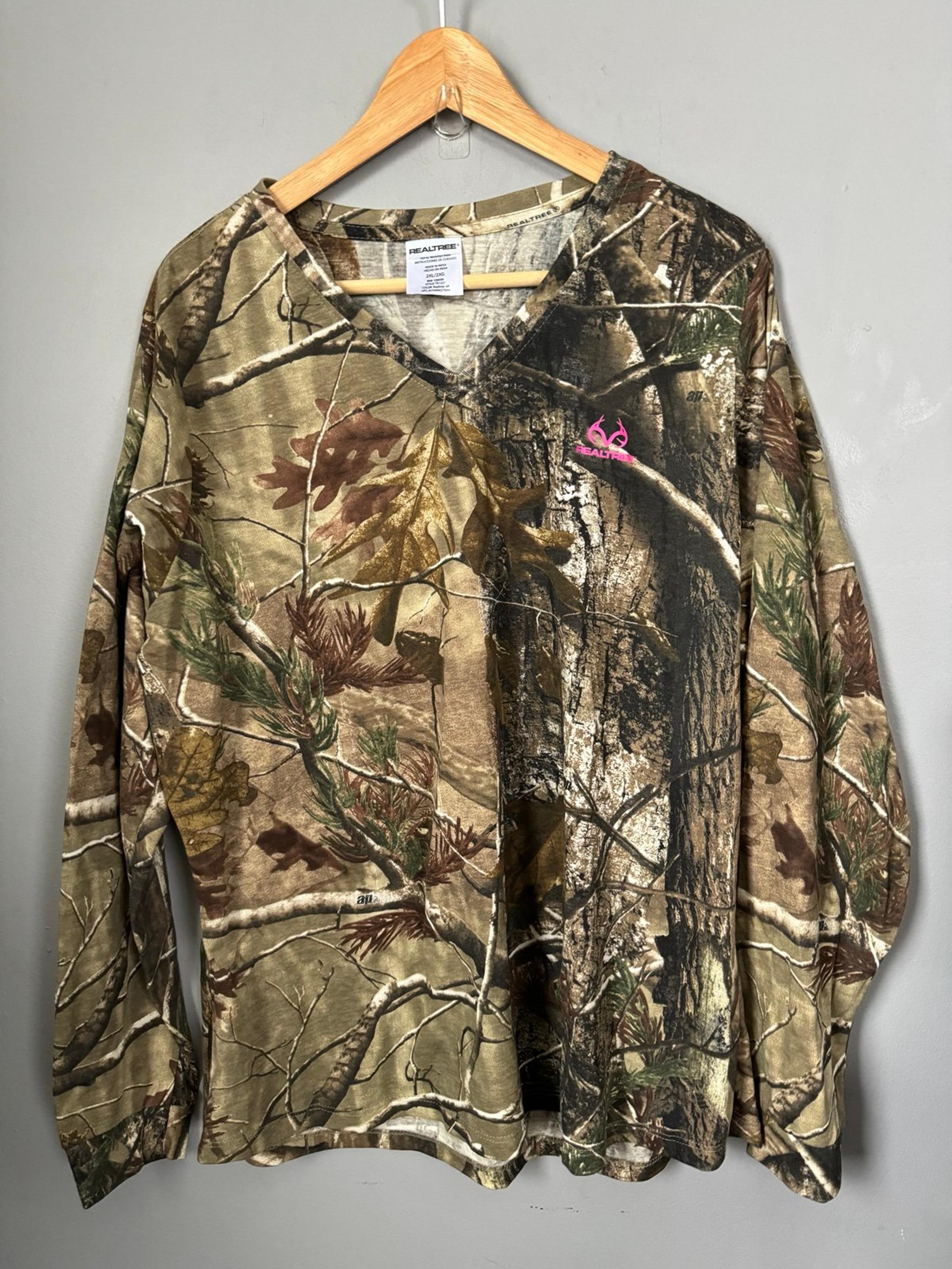 NWT WOMENS CAMO REALTREE LONG SLEEVE SHIRT SIZE 2X