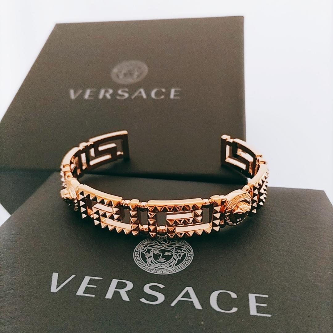 【Brand New】VERSACE Cuff Bracelet Greca Medusa