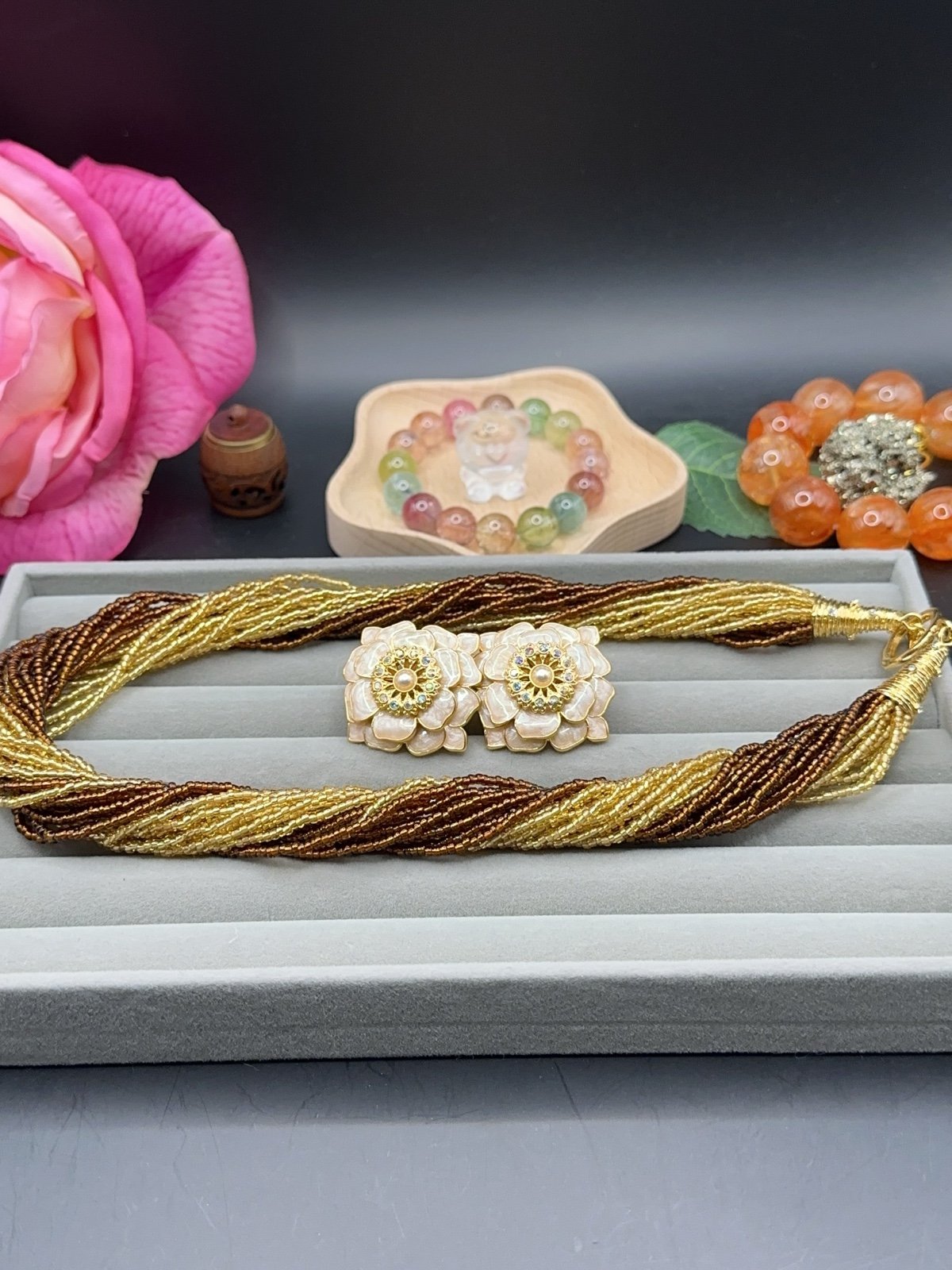 Vintage Necklace & Earrings