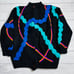 Magnolia Vintage Wool Mohair Blend Abstract Y2K Button Up Sweater Size Medium