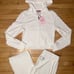 NEW! NWT JUICY COUTURE Velour OG Bling Tracksuit Hoodie & Pant Set White Size S