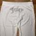 NEW! NWT JUICY COUTURE Velour OG Bling Tracksuit Hoodie & Pant Set White Size S